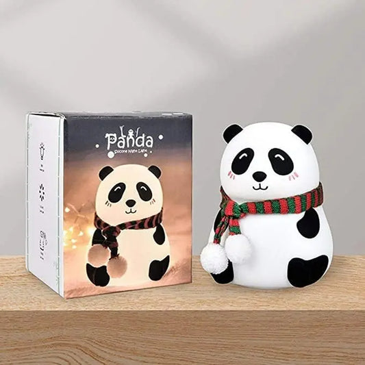 Alackar Rechargeable Panda Night Lamp with 7-Color LED & Touch Control